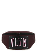 Valentino Garavani Man Grape Fabric Vltn Belt Bag
