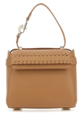 Chloe Woman Camel Leather Small Nacha Handbag