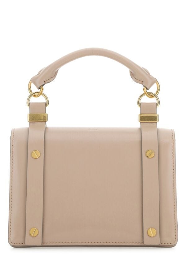 Chloe Woman Powder Pink Leather Small Ora Handbag