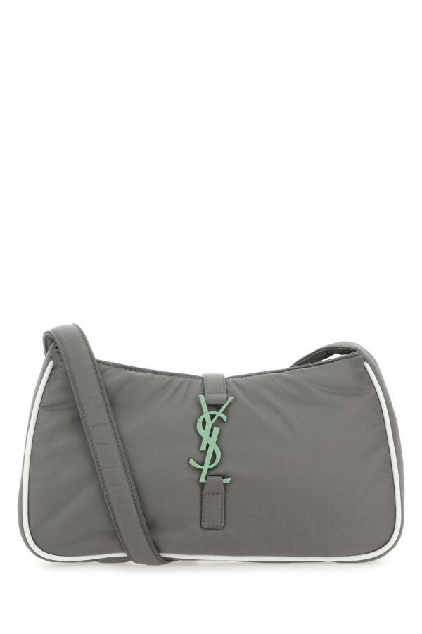 Saint Laurent Man Grey EconylÃƒÆ’Ã‚Â¢Ãƒâ€šÃ‚Â® Le 5 ÃƒÆ’Ã†â€™ÃƒÂ¢Ã¢â‚¬Å¡Ã‚Â¬ 7 Shoulder Bag