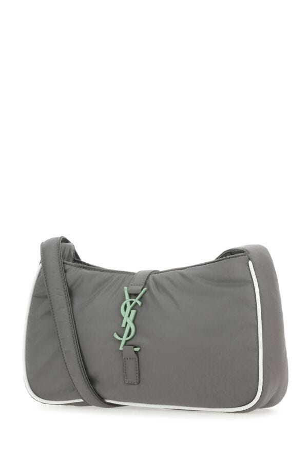 Saint Laurent Man Grey EconylÃƒÆ’Ã‚Â¢Ãƒâ€šÃ‚Â® Le 5 ÃƒÆ’Ã†â€™ÃƒÂ¢Ã¢â‚¬Å¡Ã‚Â¬ 7 Shoulder Bag