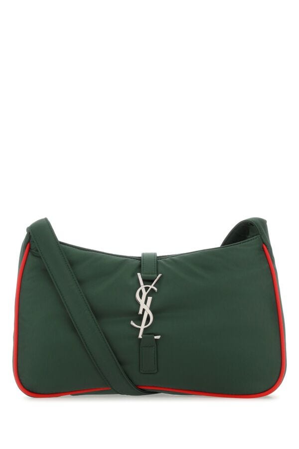 Saint Laurent Man Dark Green EconylÃƒÆ’Ã‚Â¢Ãƒâ€šÃ‚Â® Le 5 ÃƒÆ’Ã†â€™ÃƒÂ¢Ã¢â‚¬Å¡Ã‚Â¬ 7 Shoulder Bag