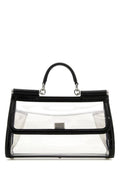 Dolce & Gabbana Woman Two-Tone Pvc And Leather Medium Sicily Handbag