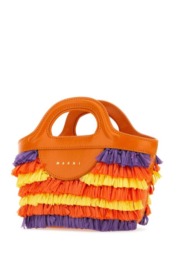 Marni Woman Multicolor Fabric Micro Tropicalia Summer Handbag