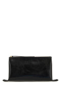 Jil Sander Woman Black Leather Medium Clutch