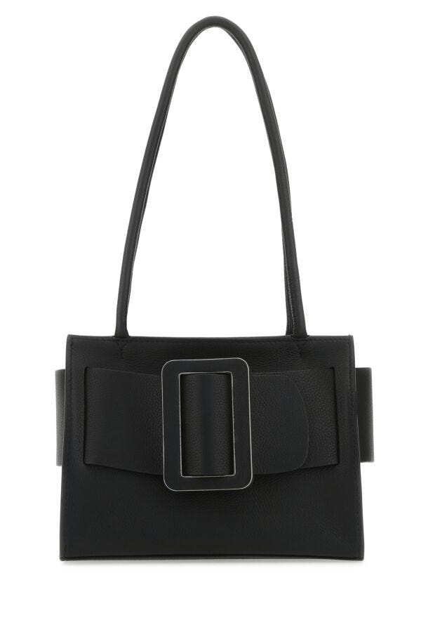 Boyy Woman Black Leather Bobby 23 Soft Handbag