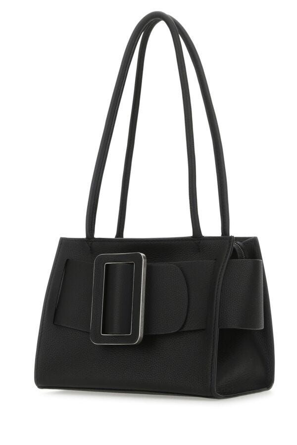 Boyy Woman Black Leather Bobby 23 Soft Handbag