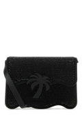 Palm Angels Woman Embellished Suede Palm Beach Crossbody Bag
