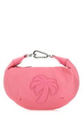 Palm Angels Woman Dark Pink Fabric Big Palm Handbag