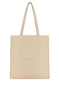 Miu Miu Woman Sand Leather Shopping Bag