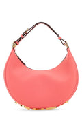 Fendi Woman Pink Leather Small Fendigraphy Handbag