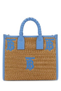Burberry Woman Raffia Mini Freya Handbag