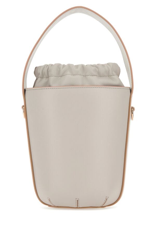 Chloe Woman Light Pink Leather Bucket Bag