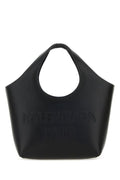 Balenciaga Woman Black Leather Mary-Kate Xs Handbag