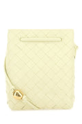 Bottega Veneta Woman Pastel Yellow Leather Bucket Bag