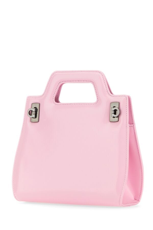 Salvatore Ferragamo Woman Pink Leather Mini Wanda Handbag