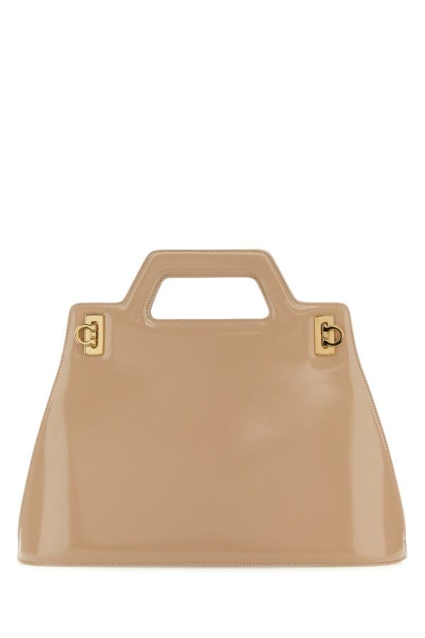 Salvatore Ferragamo Woman Skin Pink Leather Wanda M Handbag