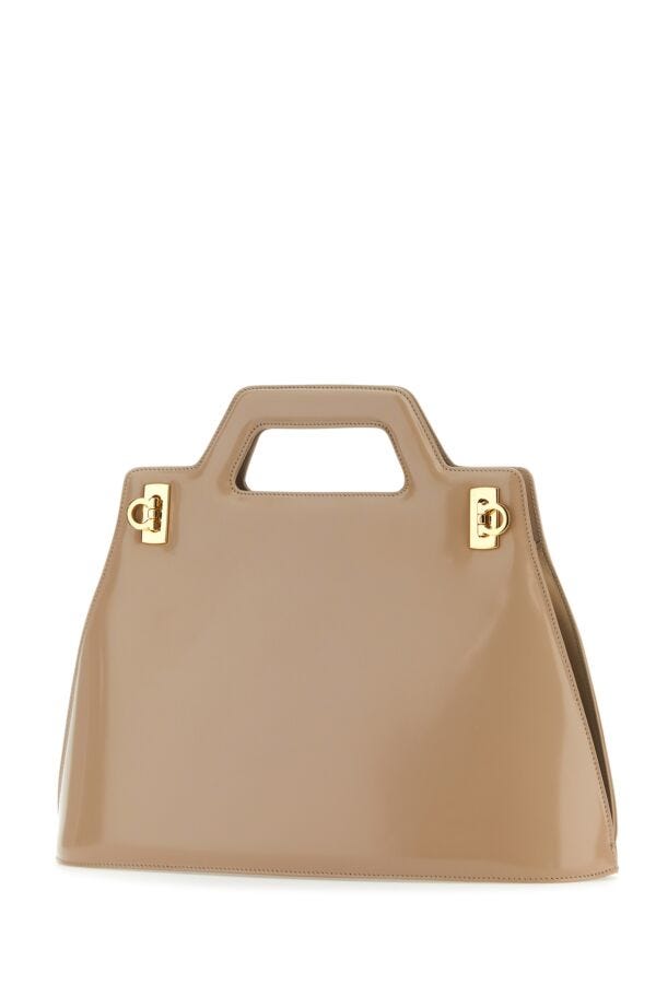 Salvatore Ferragamo Woman Skin Pink Leather Wanda M Handbag