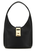 Salvatore Ferragamo Woman Black Leather Medium Hobo Handbag