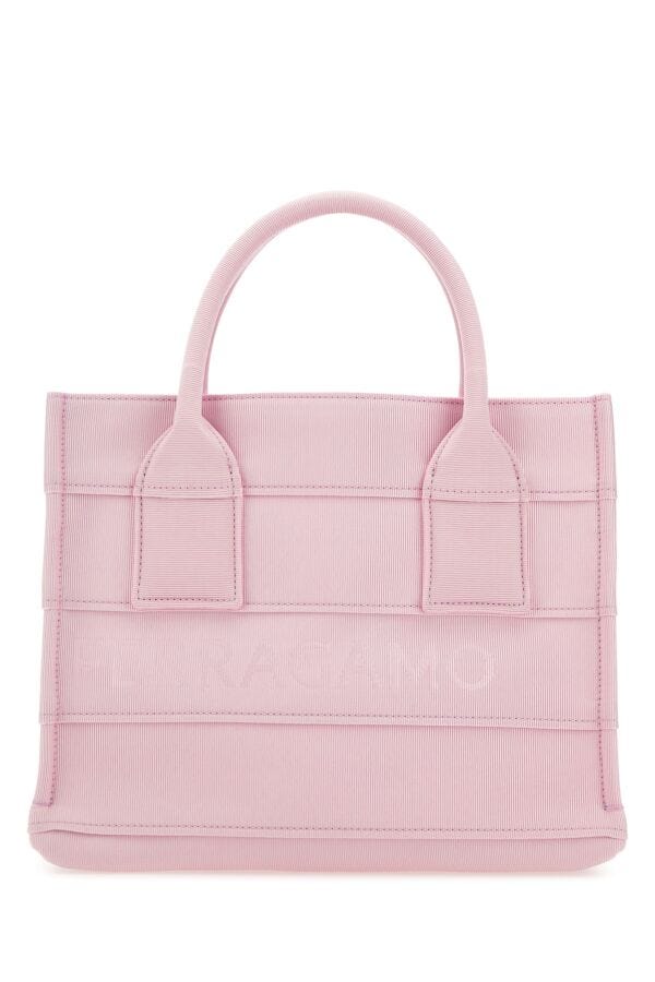 Salvatore Ferragamo Woman Pink Fabric Beach S Handbag