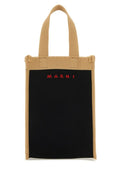 Marni Man Two-Tone Jacquard Mini Crossbody Bag