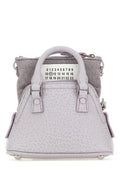 Maison Margiela Woman Lilac Leather And Fabric 5Ac Classique Baby Handbag