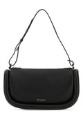 Jw Anderson Woman Black Leather Bumper 15 Shoulder Bag