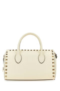 Valentino Garavani Woman Ivory Leather Rockstud Handbag