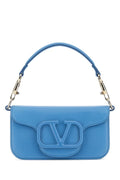 Valentino Garavani Woman Cerulean Blue Leather Small LocÃƒÆ’Ã‚Â£Ãƒâ€šÃ‚Â² Handbag