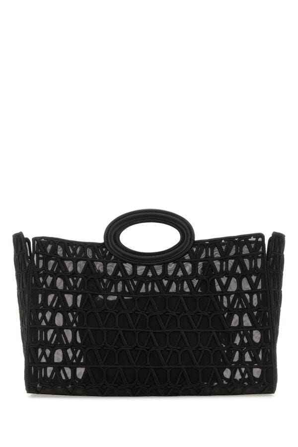 Valentino Garavani Woman Black Toile Iconographe Le TroisiÃƒÆ’Ã‚Â£Ãƒâ€šÃ‚Â¨Me Shopping Bag
