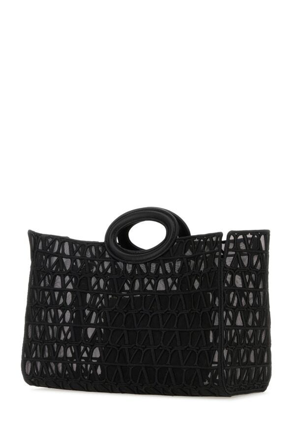 Valentino Garavani Woman Black Toile Iconographe Le TroisiÃƒÆ’Ã‚Â£Ãƒâ€šÃ‚Â¨Me Shopping Bag