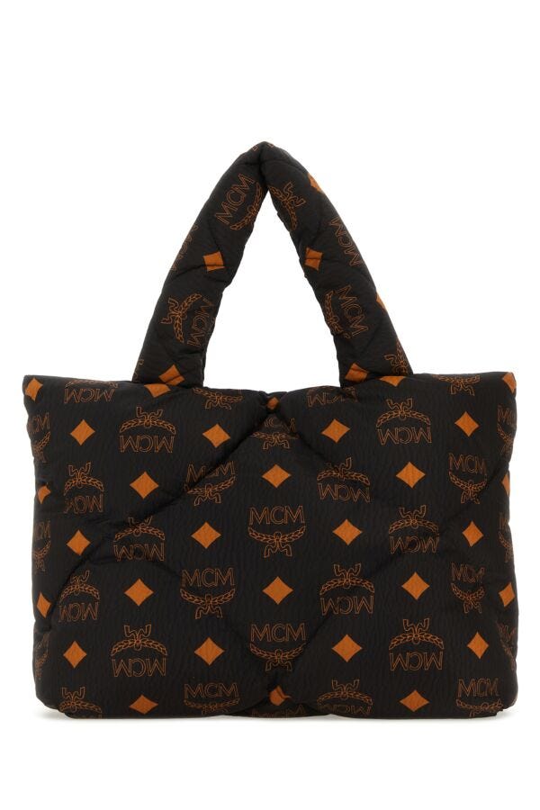 Mcm Unisex Printed Nylon MÃƒÆ’Ã‚Â£Ãƒâ€šÃ‚Â¼nchen Shopping Bag