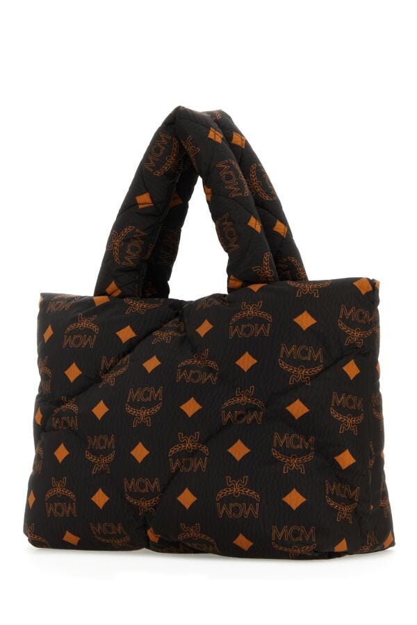 Mcm Unisex Printed Nylon MÃƒÆ’Ã‚Â£Ãƒâ€šÃ‚Â¼nchen Shopping Bag