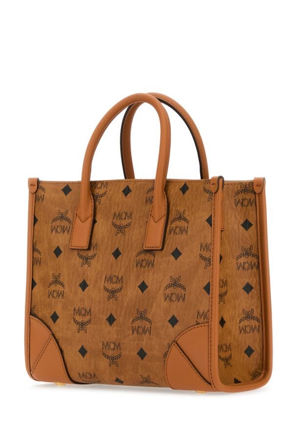 Mcm Unisex Printed Canvas MÃƒÆ’Ã‚Â£Ãƒâ€šÃ‚Â¼nchen Handbag