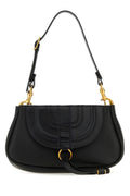Chloe Woman Black Leather Small Marcie Clutch