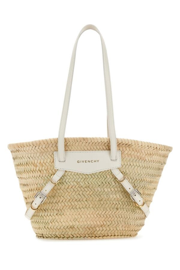 Givenchy Woman Straw Small Voyou Basket Shopping Bag