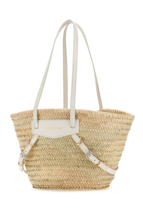 Givenchy Woman Straw Small Voyou Basket Shopping Bag