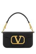 Valentino Garavani Woman Black Leather Small LocÃƒÆ’Ã‚Â£Ãƒâ€šÃ‚Â² Handbag