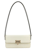 Valentino Garavani Woman Ivory Leather Rockstud Shoulder Bag