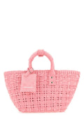 Balenciaga Woman Pink Terry Fabric Bistro Xs Handbag
