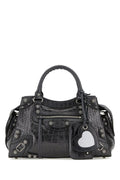 Balenciaga Woman Lead Leather Neo Cagole City S Handbag