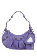 Balenciaga Woman Light Purple Leather Le Cagole S Shoulder Bag