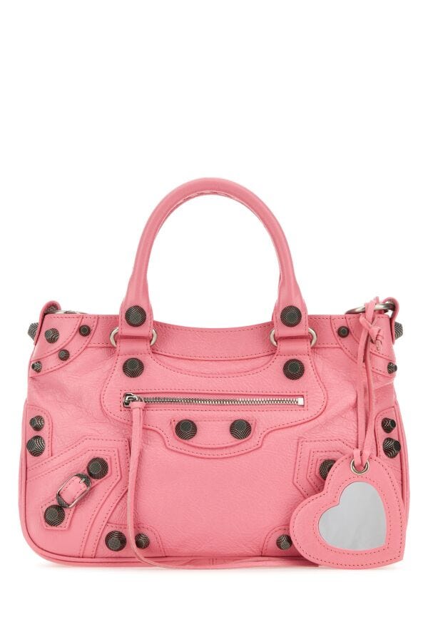 Balenciaga Woman Pink Nappa Leather Neo Cagole Tote M Handbag