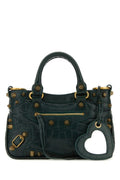 Balenciaga Woman Bottle Green Leather Neo Cagole S Handbag