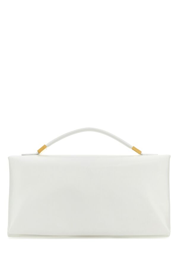 Marni Woman White Leather Prisma Handbag