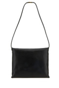 Marni Woman Black Leather Prisma Clutch