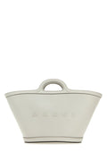 Marni Woman White Leather Small Tropicalia Handbag