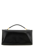 Marni Woman Black Leather Prisma Handbag