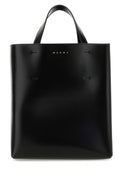 Marni Woman Black Leather Small Museo Handbag