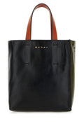 Marni Woman Two-Tone Leather Mini Museo Soft Handbag